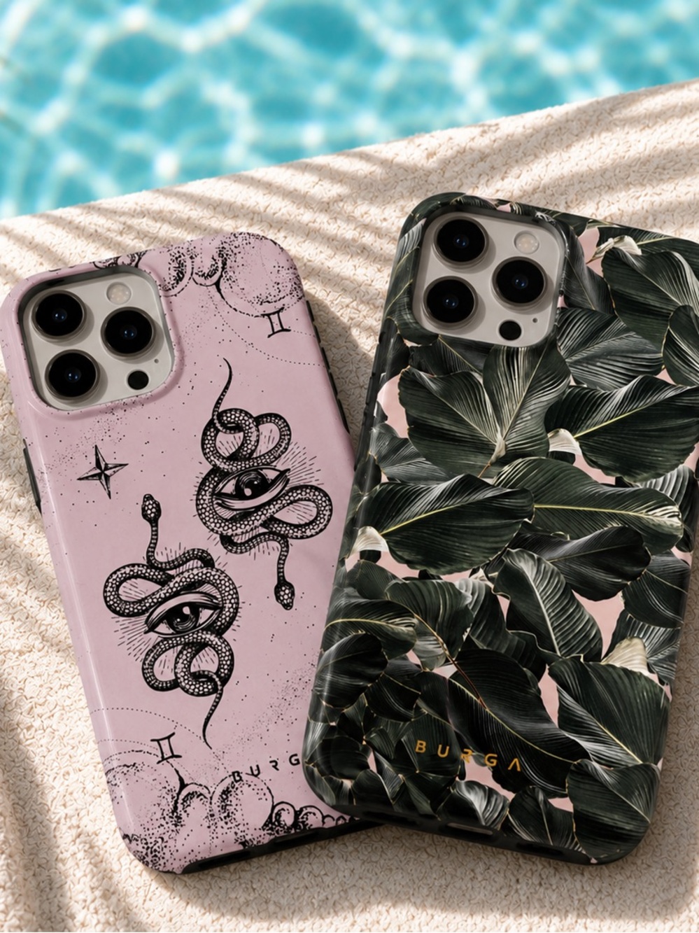 iPhone 11 Pro Max Case Bundle (2) Purple Gemini + Banana Leaves | Like New